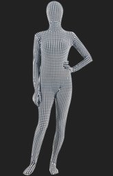 Black and White Dot Spandex Lycra Full Body Unisex Zentai Suit Black and White Dot Spandex Lycra Full Body Unisex Zentai Suit