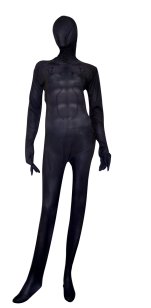 Black Printed S-guy Suit with 3D Muscle Shades Black Printed S-guy Suit with 3D Muscle Shades