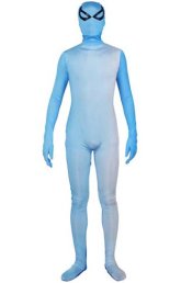 Blue Gradient Spandex Lycra Zentai Suit with Spider Eyes Blue Gradient Spandex Lycra Zentai Suit with Spider Eyes
