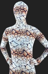 Brown Crack Rock Spandex Lycra Full Body Unisex Zentai Suit Brown Crack Rock Spandex Lycra Full Body Unisex Zentai Suit