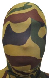 Camo Zentai Hood | Black, Brown and Dark Green Camo Zentai Hood | Black, Brown and Dark Green