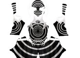 Clash Printed Spandex Lycra Bodysuit Clash Printed Spandex Lycra Bodysuit