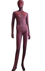 Dark Red 3D Muscle Shades and Comb Printed Zentai Suit Dark Red 3D Muscle Shades and Comb Printed Zentai Suit