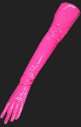 Fushia PVC Long Gloves Fushia PVC Long Gloves