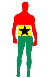 Ghana Flag Spandex Lycra Zentai Suit Ghana Flag Spandex Lycra Zentai Suit