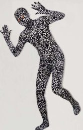 Leopard Zentai Suit | Black and White Thick Velvet Full Body Suit Leopard Zentai Suit | Black and White Thick Velvet Full Body Suit