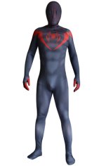 Miles Morales S-guy Printed Zentai Costume 2 with 3D Muscle Shades Miles Morales S-guy Printed Zentai Costume 2 with 3D Muscle Shades
