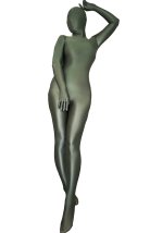 Navy Green Sexy Oil Nylon Spandex Zentai Bodysuit Navy Green Sexy Oil Nylon Spandex Zentai Bodysuit
