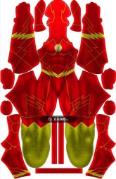 New 52 Flash Red Dye-Sub Spandex Lycra Costume New 52 Flash Red Dye-Sub Spandex Lycra Costume