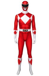 Power Rangers Jason Red Ranger Printed Spandex Lycra Costume Power Rangers Jason Red Ranger Printed Spandex Lycra Costume