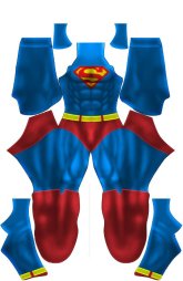 Pre New 52 Superman Dye-Sub Spandex Lycra Costume Pre New 52 Superman Dye-Sub Spandex Lycra Costume
