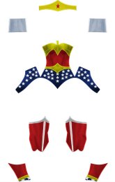 Pre New 52 Wonder Woman Dye-Sub Spandex Lycra Costume Pre New 52 Wonder Woman Dye-Sub Spandex Lycra Costume