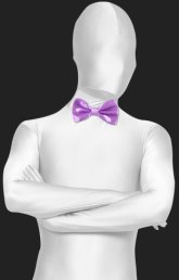 Purple Satin Bow Tie Purple Satin Bow Tie