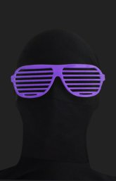 Purple Shutter Shades Zentai Suit Sunglasses Purple Shutter Shades Zentai Suit Sunglasses