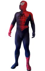 S-guy Replica Zentai Costume | 3D Muscle Shades Half Black Half Red S-guy Replica Zentai Costume | 3D Muscle Shades Half Black Half Red