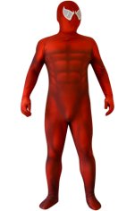 Scarlet S-guy Printed Zentai Costume with 3D Muscle Shades Scarlet S-guy Printed Zentai Costume with 3D Muscle Shades