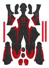 Spider-Man Accros Printed Spandex Lycra Costume Spider-Man Accros Printed Spandex Lycra Costume