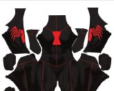 Ultimate Black Widow Printed Spandex Lycra Costume Ultimate Black Widow Printed Spandex Lycra Costume